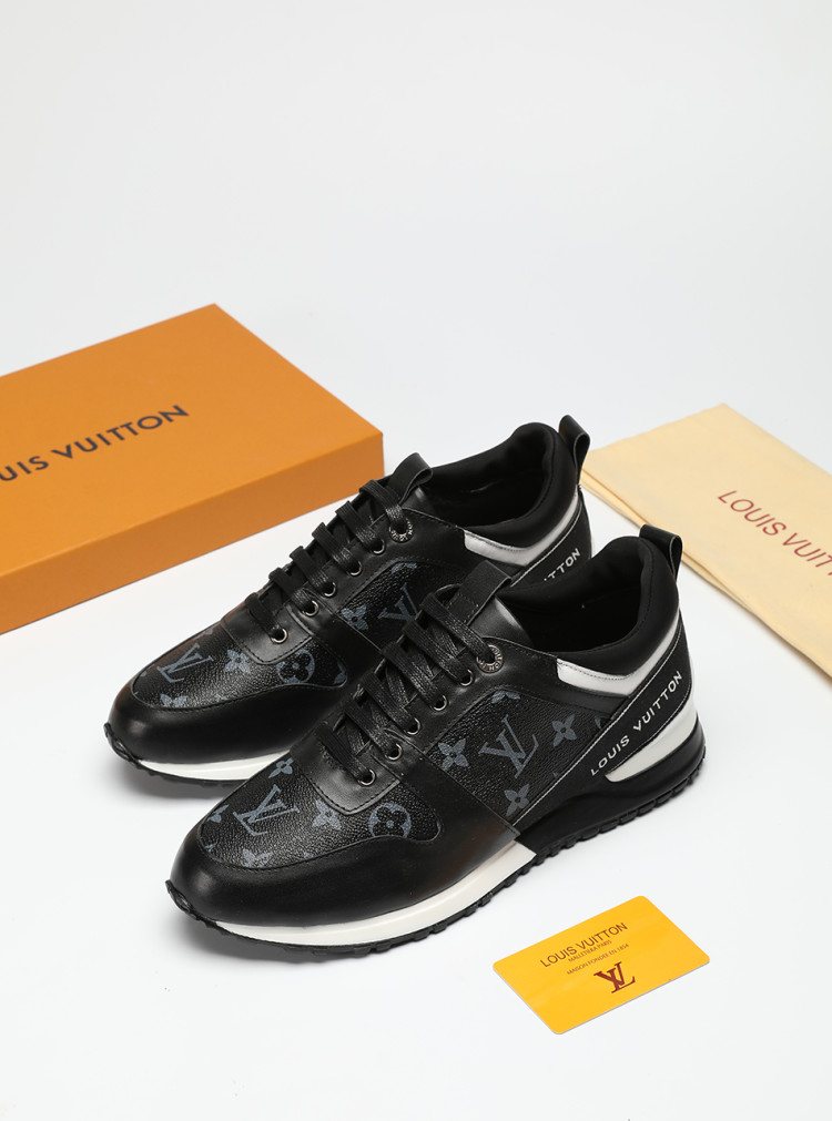 Louis Vuitton Patterned Panel Sneakers