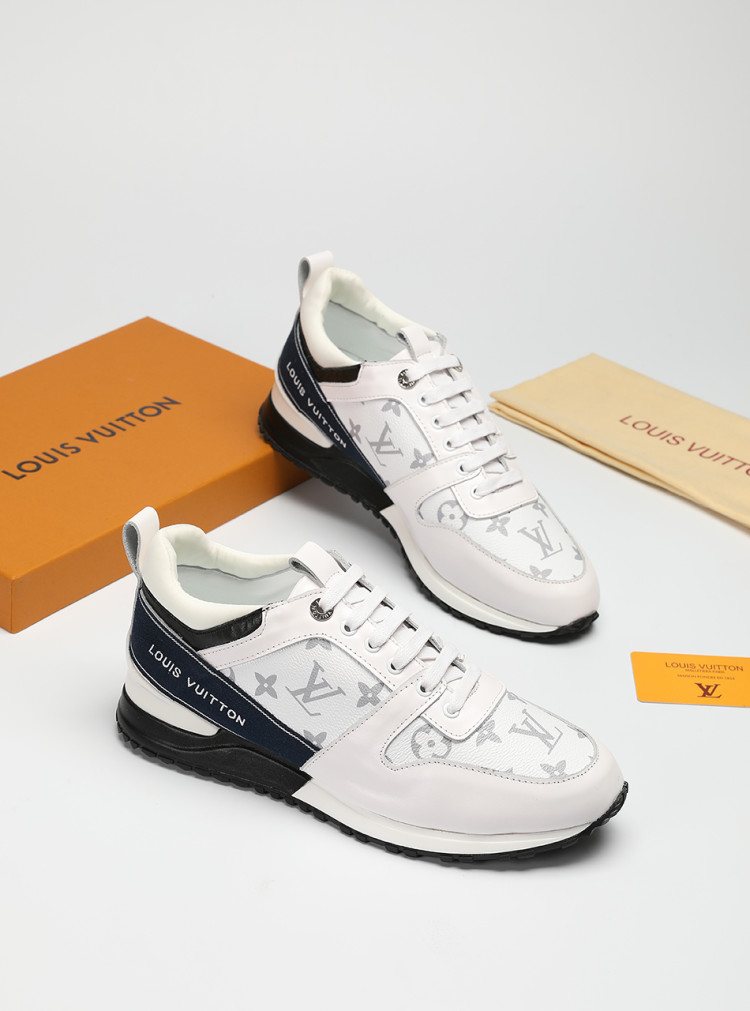 Louis Vuitton Patterned Panel Sneakers