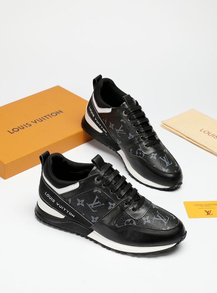 Louis Vuitton Patterned Panel Sneakers