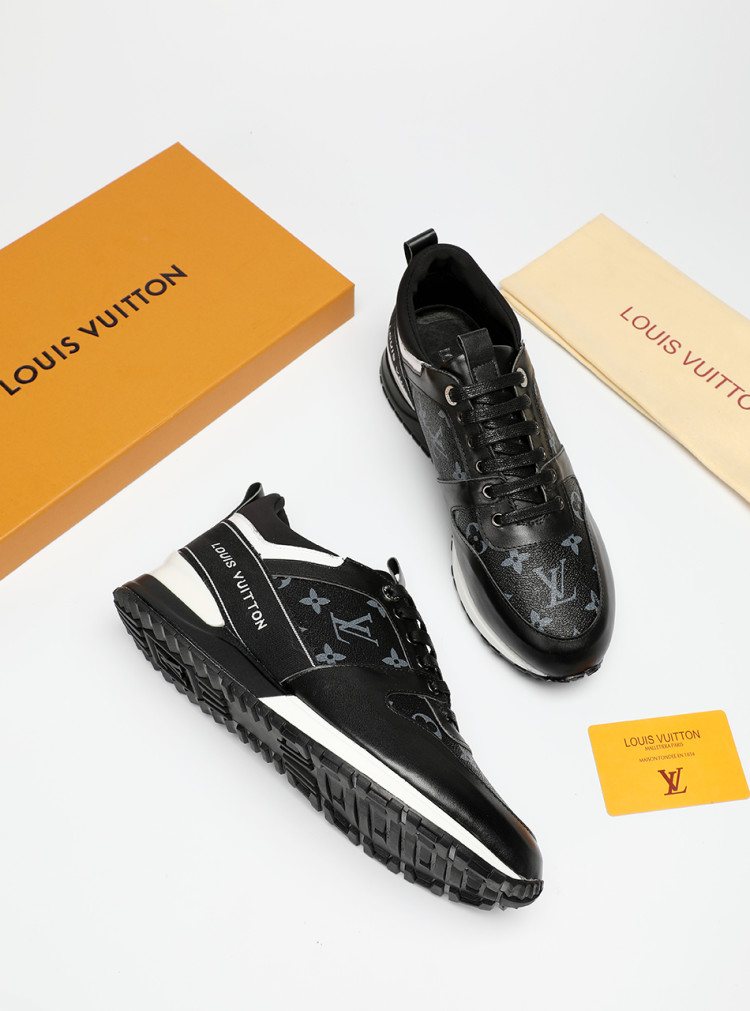 Louis Vuitton Patterned Panel Sneakers