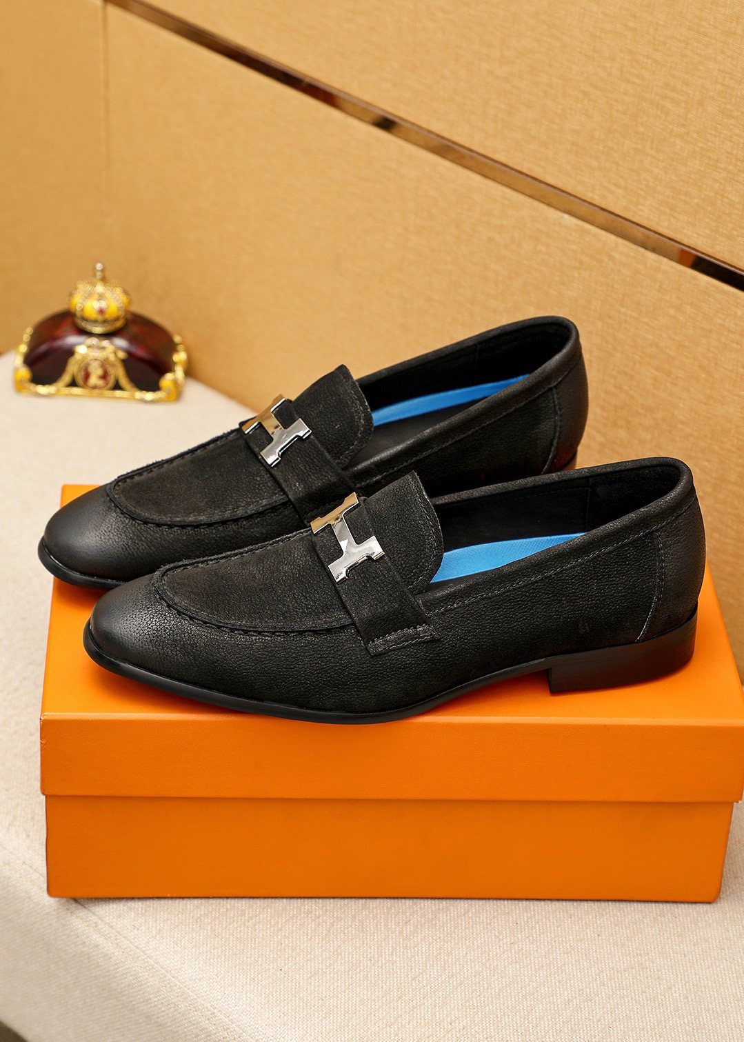 Hermès H-Hardware Loafers - Moccasin-Style Toe Stitching