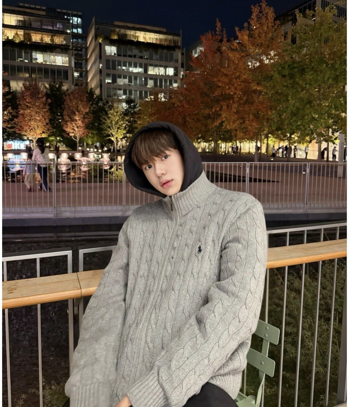 Ralph Lauren Full-Zip Cable-Knit Sweater