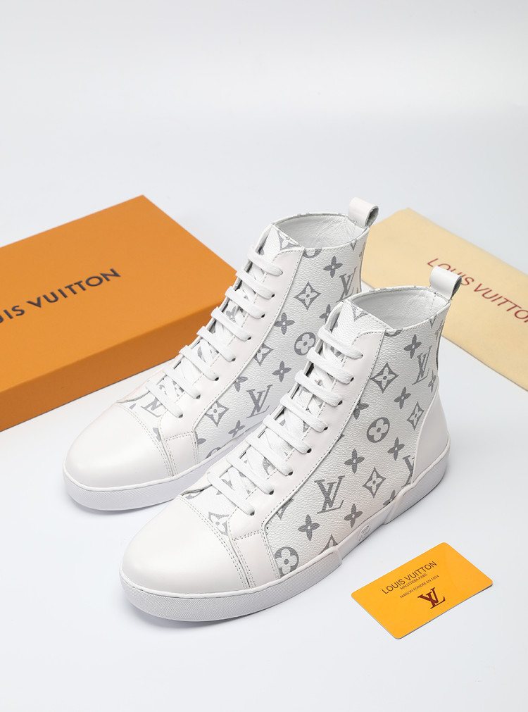 Louis Vuitton Monogram High-Top Sneakers
