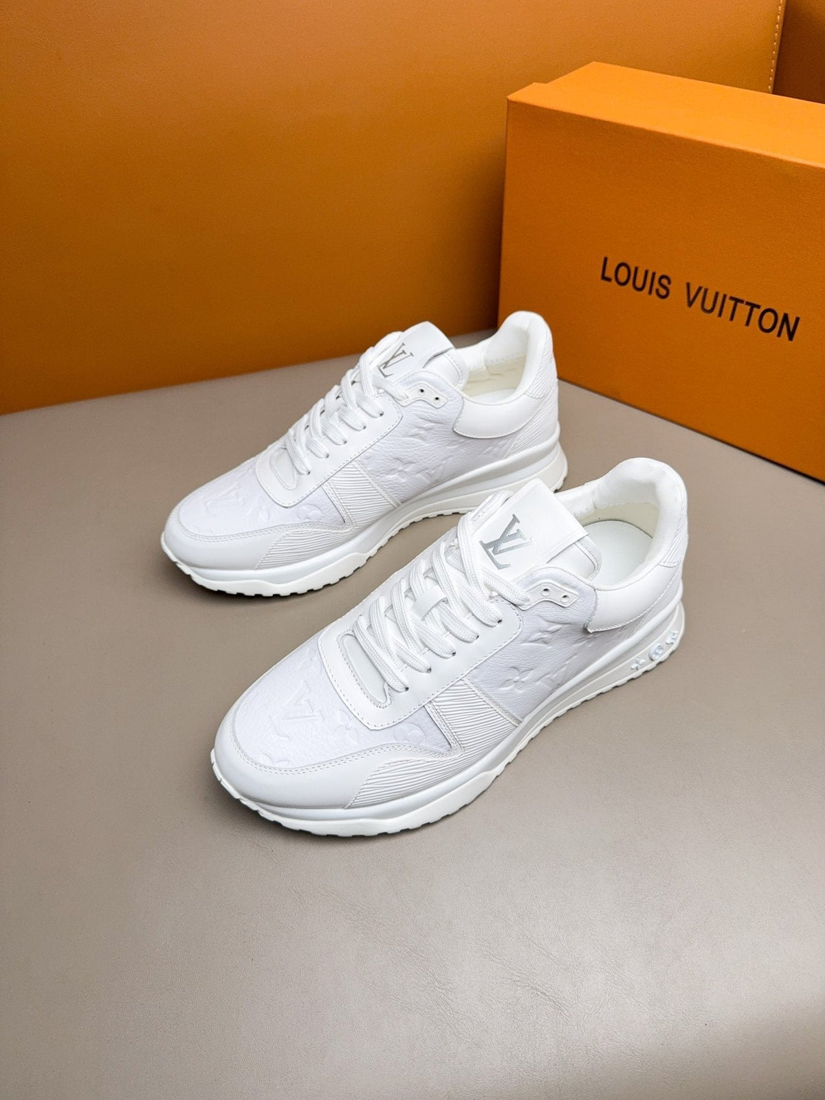 Louis Vuitton Embossed Low-Top Sneakers - Rubber Outsole
