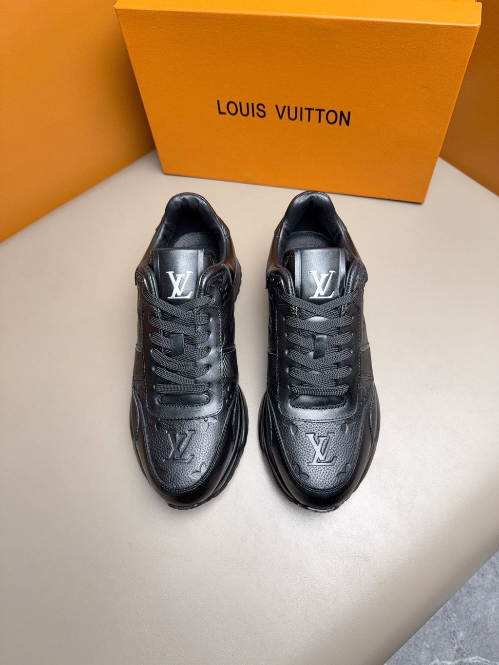 Louis Vuitton Embossed Low-Top Sneakers - Rubber Outsole