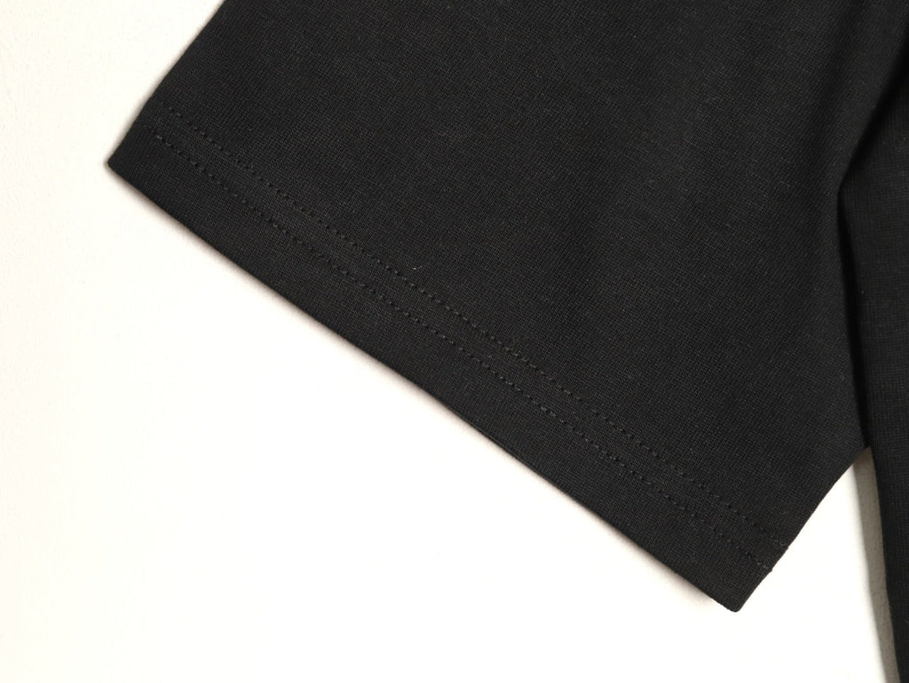 Prada 26SS Milano Logo Graphic Short-Sleeve T-Shirt - Black